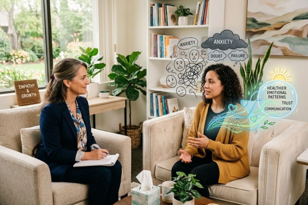 Therapists for relationship anxiety helping individuals understand emotions and build healthier relationships