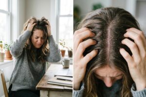 dandruff cause of stress