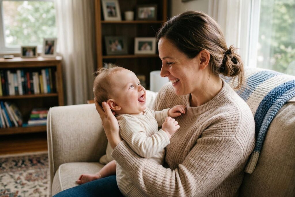 when do babies say mama