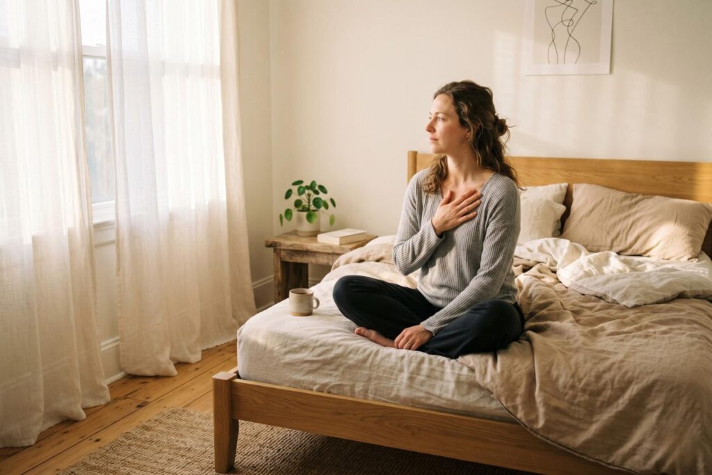 waking up with anxiety