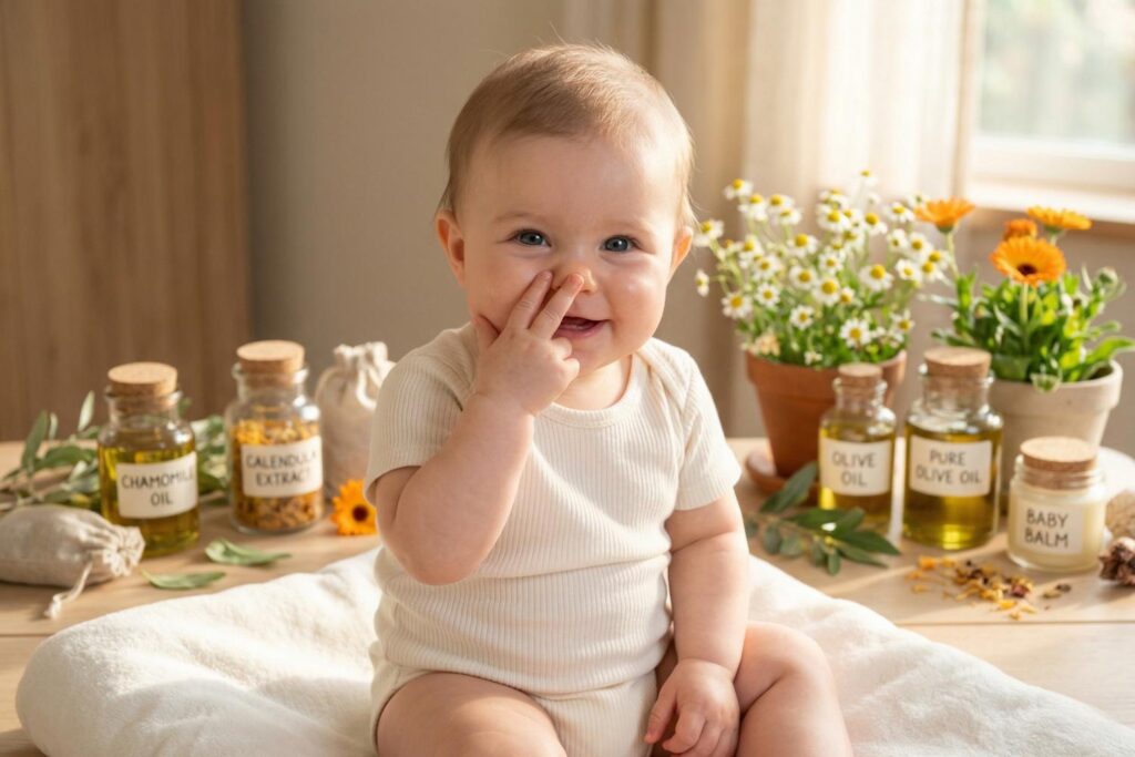 earth mama organic baby face nose