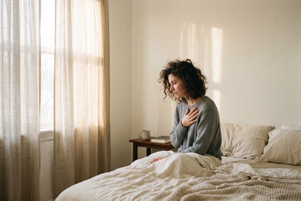waking up with anxiety​