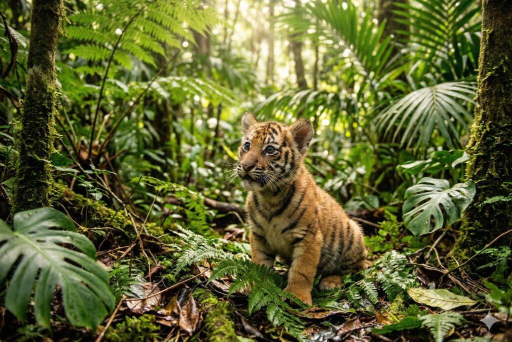 i am a baby tiger where is mama