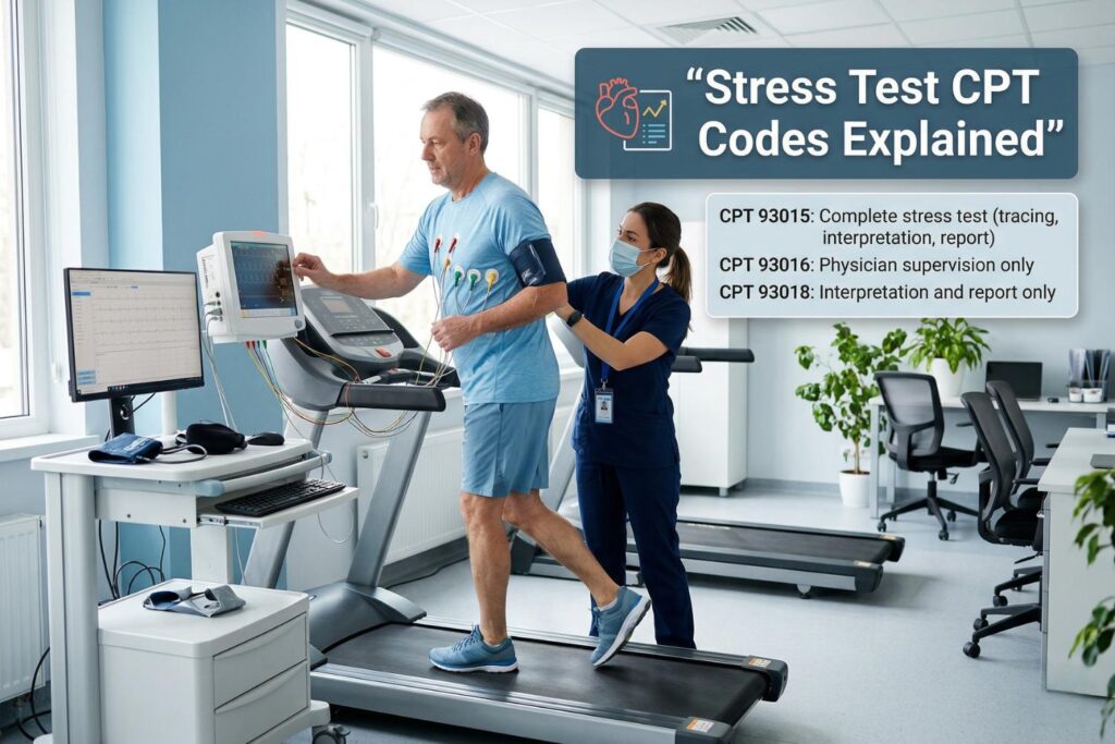 stress test cpt codes